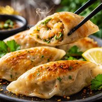 Shrimp Scampi Potstickers