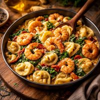 Shrimp Tortellini Pasta Toss