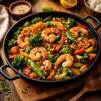 Shrimp Vegetable Stir Fry