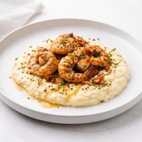 Shrimp with Cheese Grits