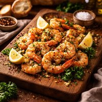 Shrimp with Garlic and Herbs
