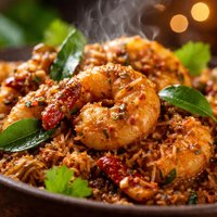 Shrimp with Masala and Coconut