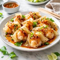 Shrimp Wontons with Sweet Sauce