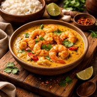 Shrimps in Coconut Gravy