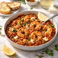 Shrimps Saganaki