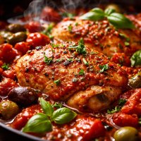 Sicilian Chicken in Tomato Sauce