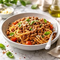 Sicilian Pork Spaghetti