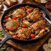 Sicilian Skillet Chicken