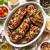 Sicilian Stuffed Eggplant