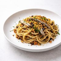 Sicilian Style Sardine Pasta with Breadcrumbs