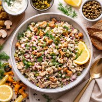 Sienisalaatti a Fresh Mushroom Salad from Finland