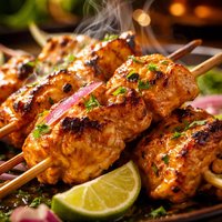 Silken Chicken Tikka Kebabs