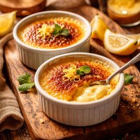 Silken Lemon Creme Brulee