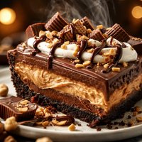 Silky Chocolate Peanut Butter Pie