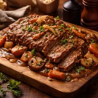 Simmered Round Steak