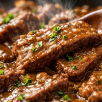 Simmered Sirloin with Gravy