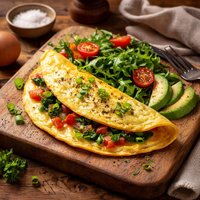 Simple 2 Egg Omelette