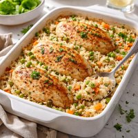 Simple and Delicious Chicken and Rice Casserole