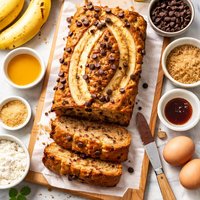 Simple Banana Chocolate Chip Bread