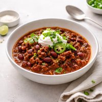 Simple Beef Chili with Kidney Beans
