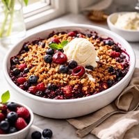 Simple Berry Crisp