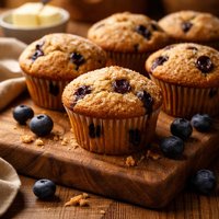 Simple Blueberry Muffins