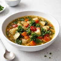 Simple but Hearty Vegetarian Vegetable Soup