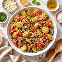 Simple but Tasty Potato and Pancetta Salad