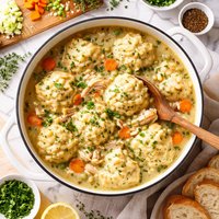 Simple Chicken and Dumplings