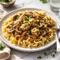 Simple Chicken Stroganoff