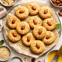 Simple Chinese Almond Cookies