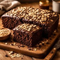 Simple Chocolate Oatmeal Cake