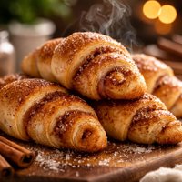 Simple Cinnamon Crescent Rolls