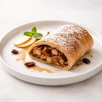 Simple Cinnamon Raisin Apple Strudel