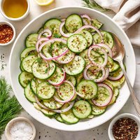 Simple Cucumbers and Onions