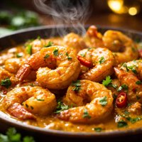 Simple Curried Shrimp