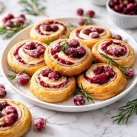 Simple Delicious Cranberry Cream Cheese Pinwheels