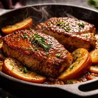 Simple Delicious Pork Chops Apples
