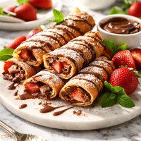 Simple Dessert Egg Rolls