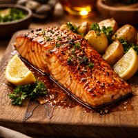 Simple Glazed Salmon