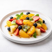 Simple Golden Fruit Salad