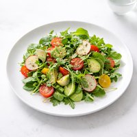 Simple Healthy Summer Salad Green and Tossed