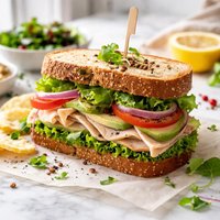Simple Healthy Turkey Sammie