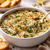 Simple Hot Spinach Artichoke Dip