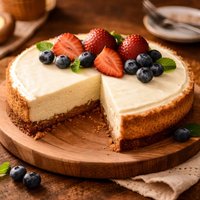 Simple Low Fat Cheesecake