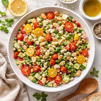 Simple Low Fat White Bean Salad