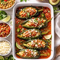 Simple No Fry Chiles Rellenos