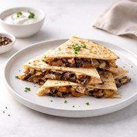 Simple Onion Mushroom Quesadillas