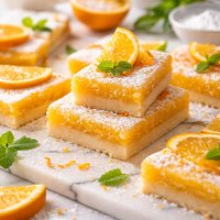 Simple Orange Citrus Bars