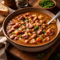 Simple Pinto Bean and Ham Soup